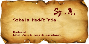 Szkala Medárda névjegykártya